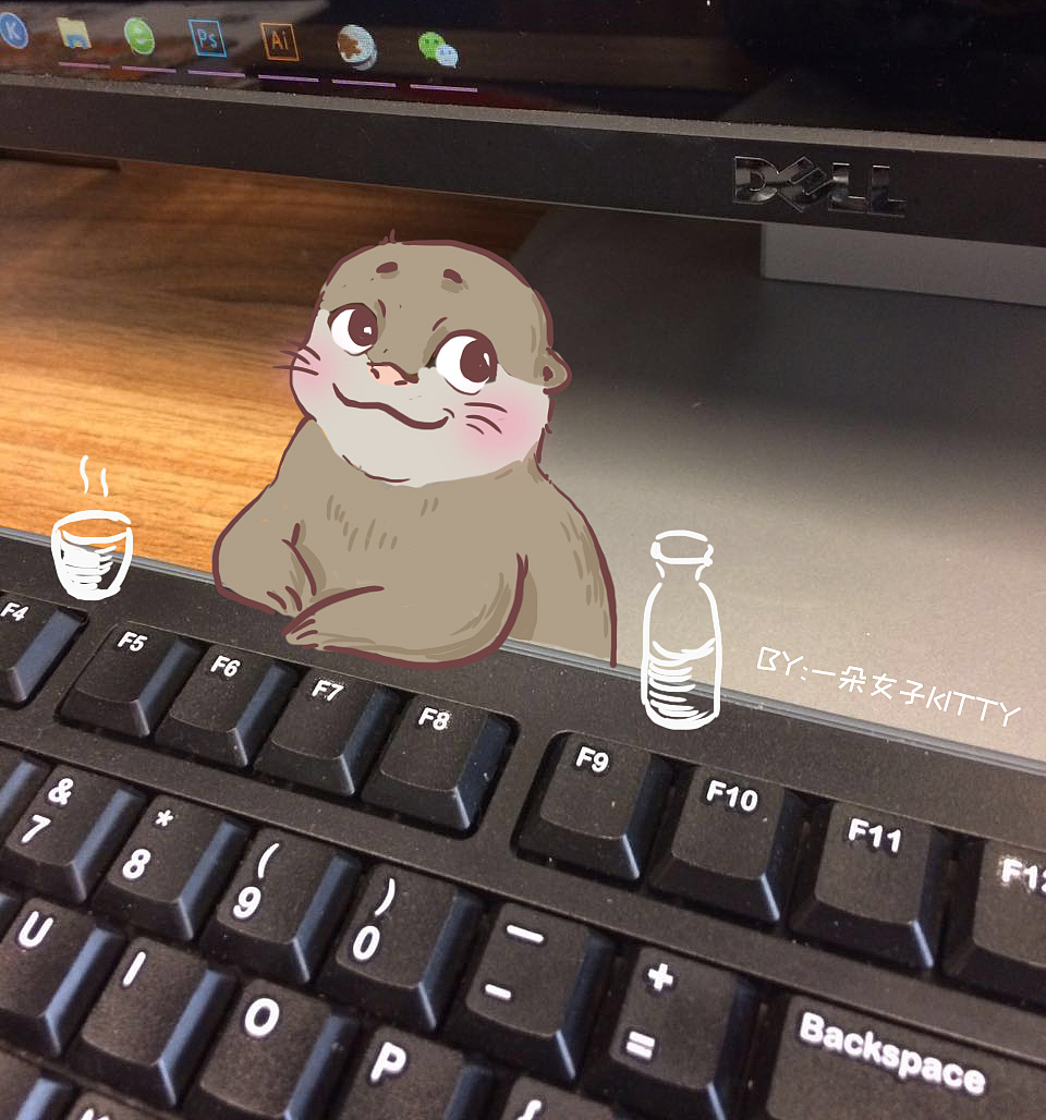 办公桌上的小萌宠们~（图ZNzU5Nzc5MzI=） - 新锐潮流插画 - 站酷设计师YIDOKY原创素材 - 站酷ZCOOL