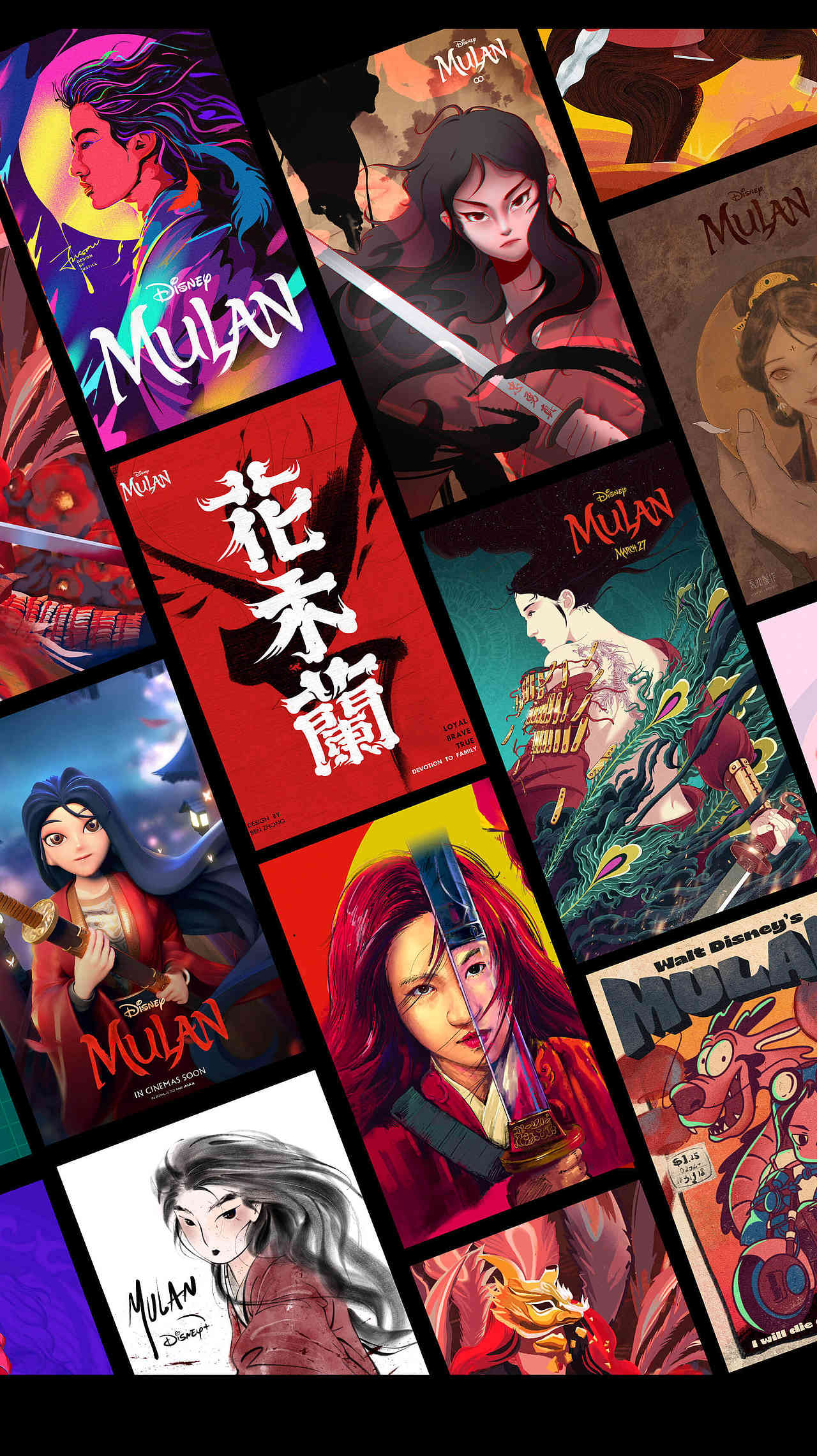 39版绝美「花木兰」| JELLY FLAG（图ZMjI2NjAyODQ4） - 创作习作 - 站酷设计师JellyDesign原创素材 - 站酷ZCOOL