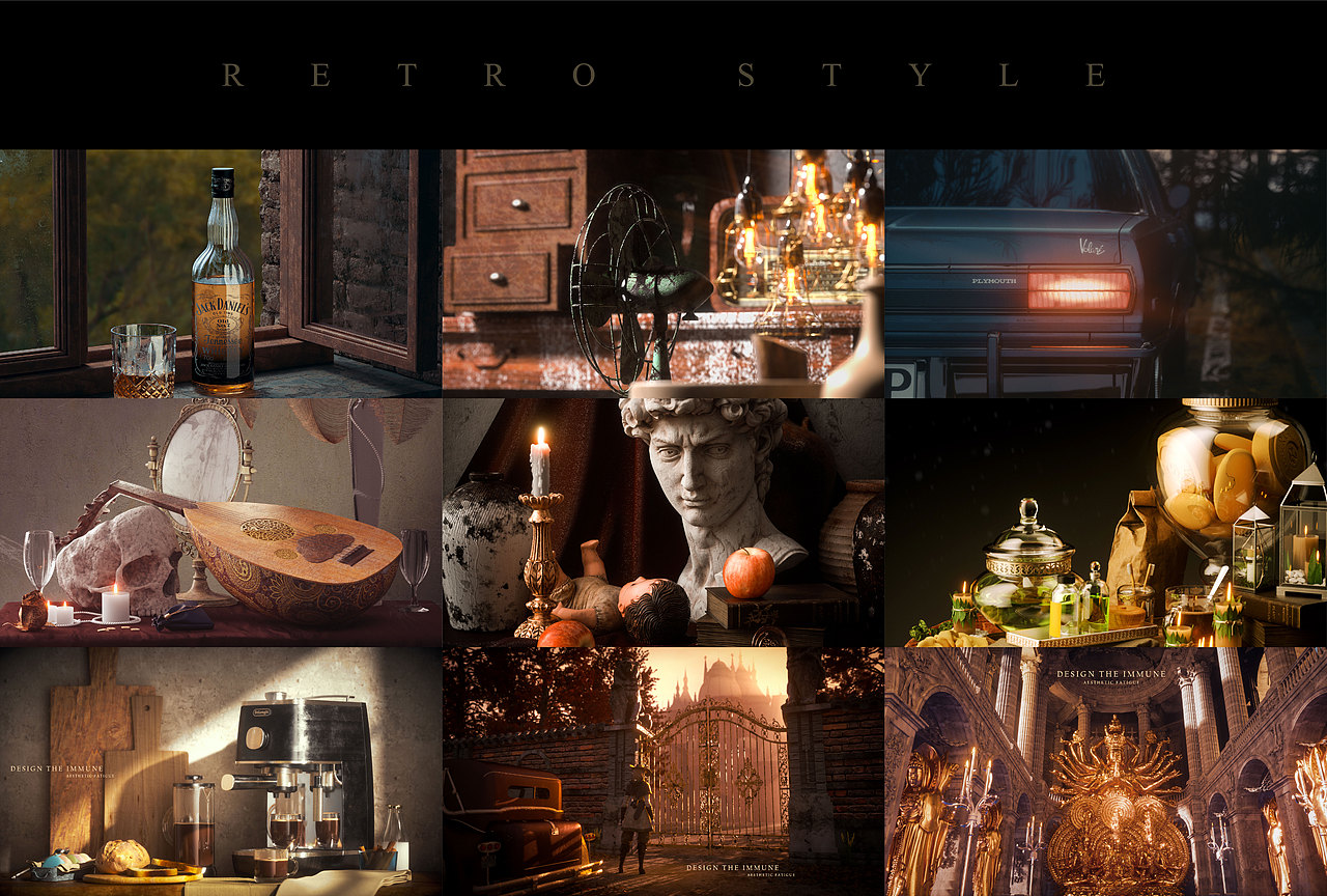 复古风格图渲染（图ZMjgzMjk4NDQw） - 场景 - 站酷设计师設計免疫City原创素材 - 站酷ZCOOL