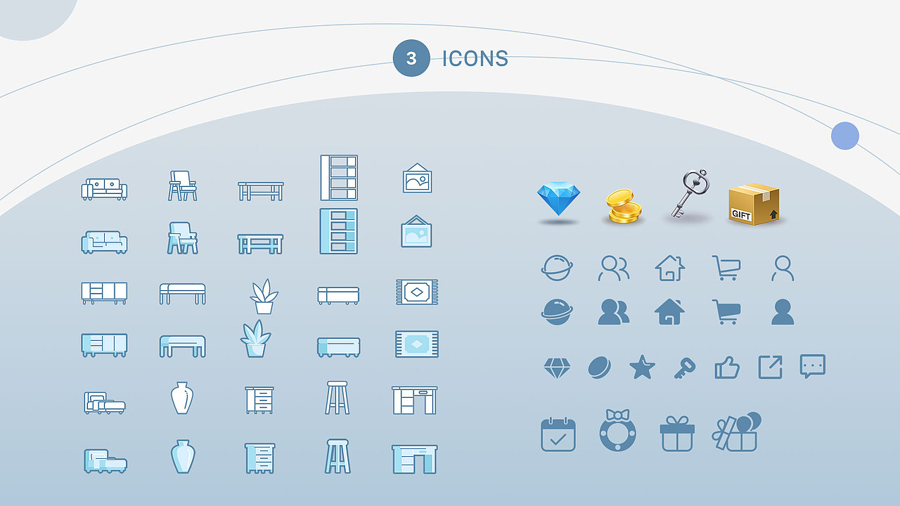 两款家居设计类游戏界面整理（图ZMTMzMDkxOTYw） - 游戏UI - 站酷设计师四叶妹妹原创素材 - 站酷ZCOOL