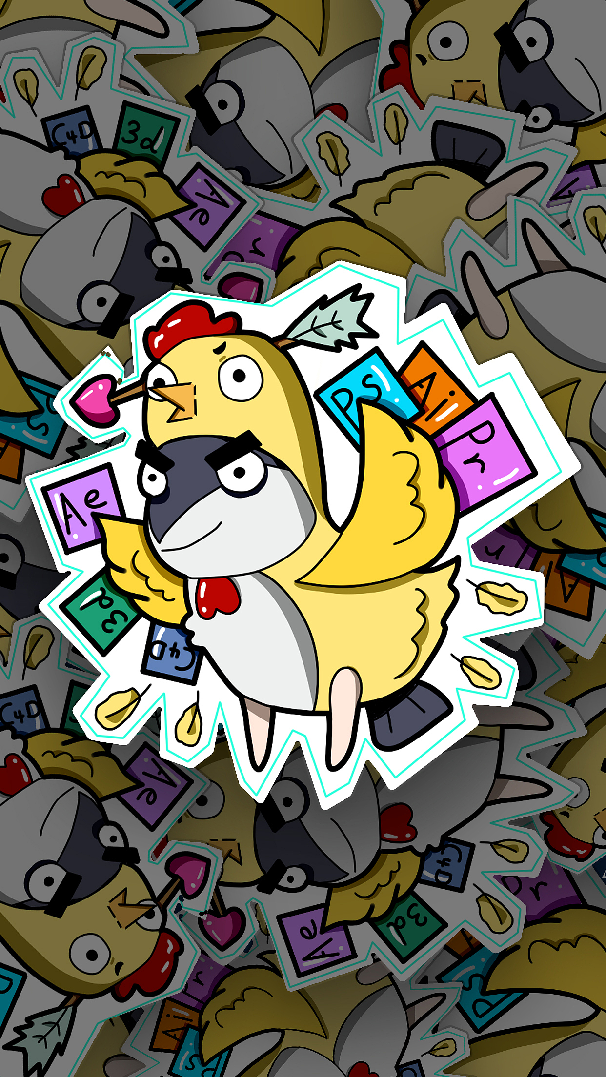 英特尔创意设计PC贴纸---普通设计师的日常