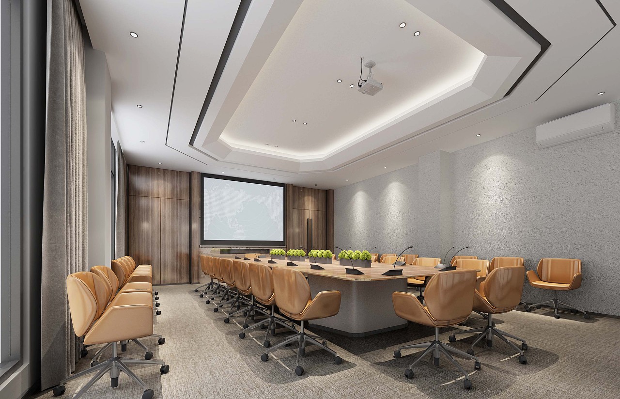 10米会议桌约能容纳22人-根分类-深圳一格办公家具公司
