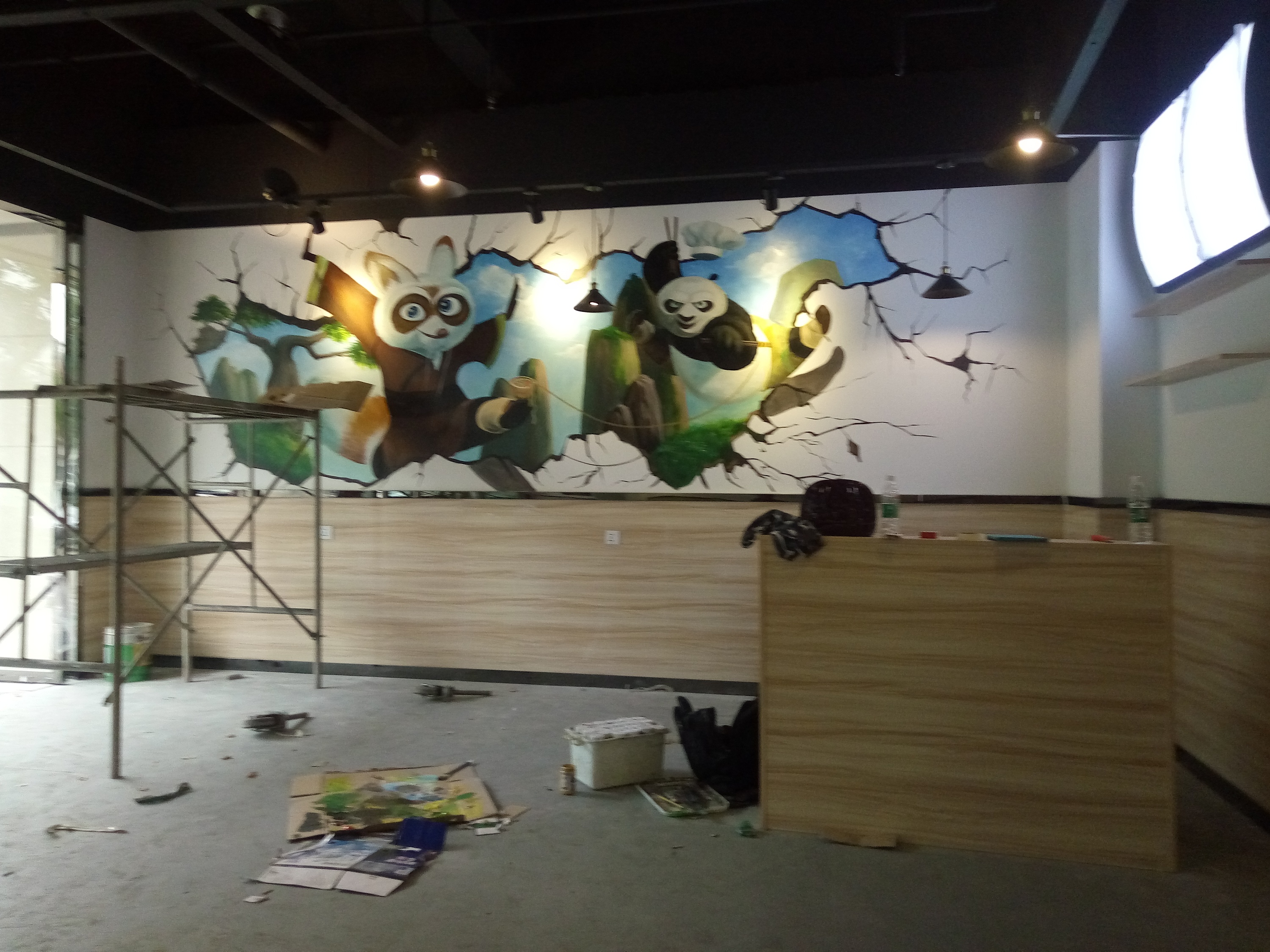 3d墙绘,3d立体画,3d墙画,成都墙绘,成都壁画