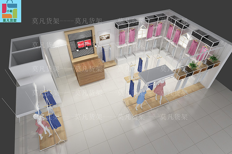 GT男士服装陈列货架最常见的陈列都有哪些方式