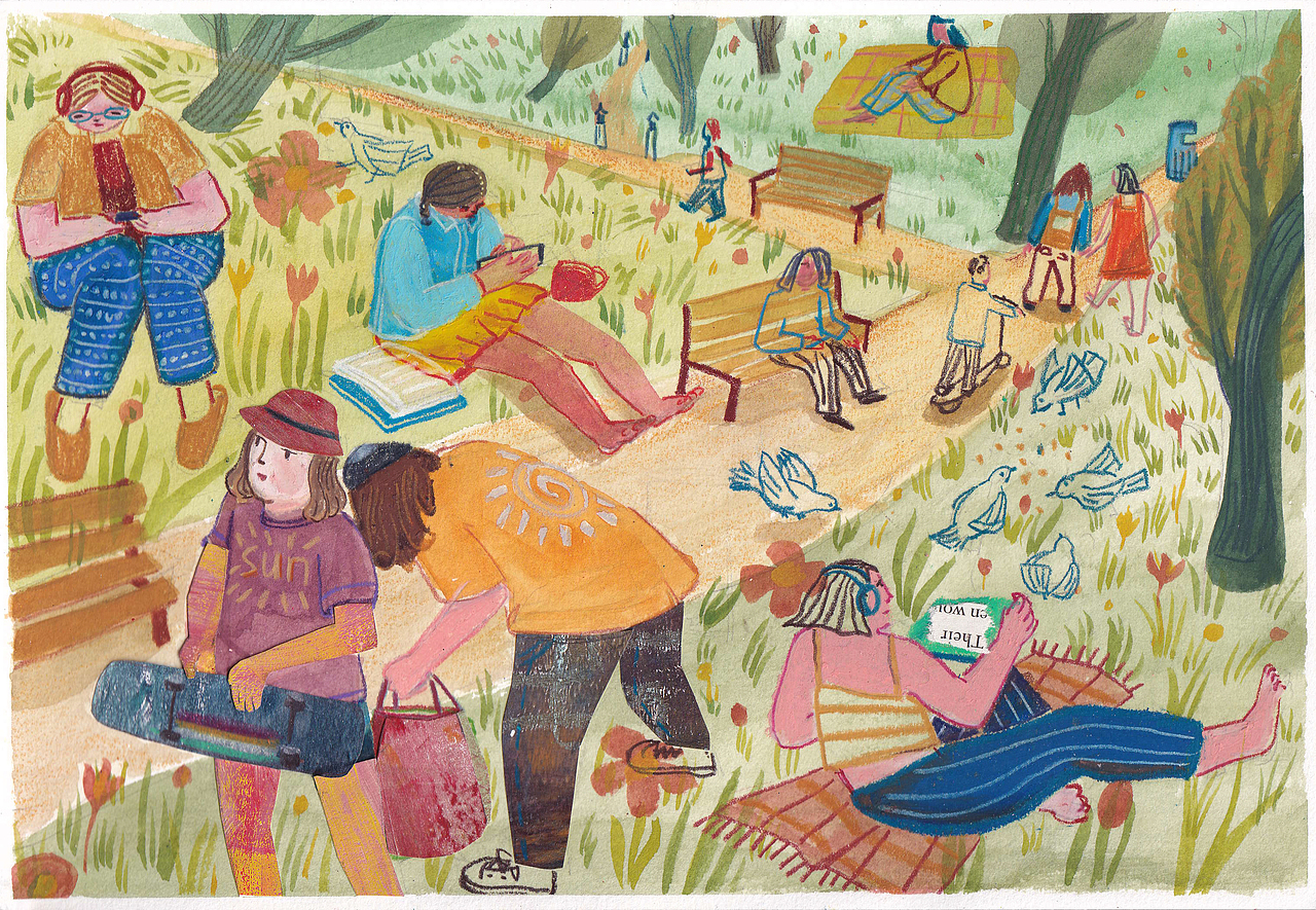 综合媒介插画 Mix media illustration（图ZMjIwOTIzMzY4） - 创作习作 - 站酷设计师唆麻饼干原创素材 - 站酷ZCOOL