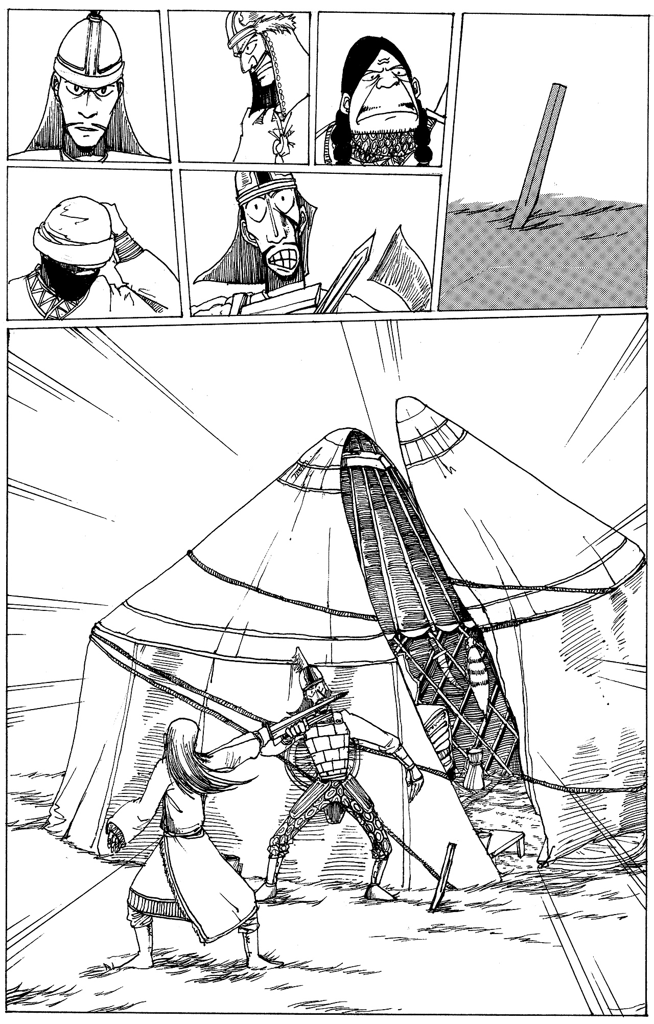 漫画《疯狂草原人》02（图ZMTE3MzUyMDg=） - 中/长篇漫画 - 站酷设计师Edwarde_Liu原创素材 - 站酷ZCOOL