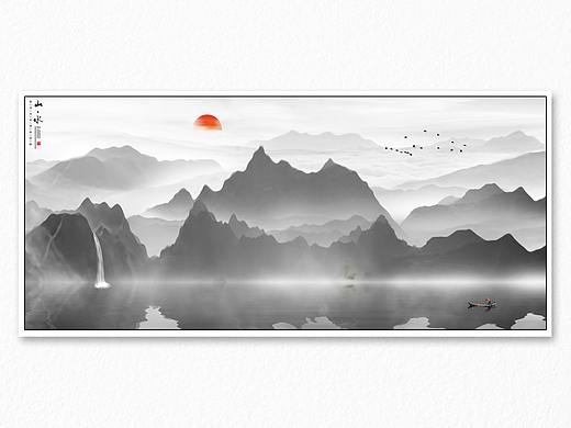 中国风山水画