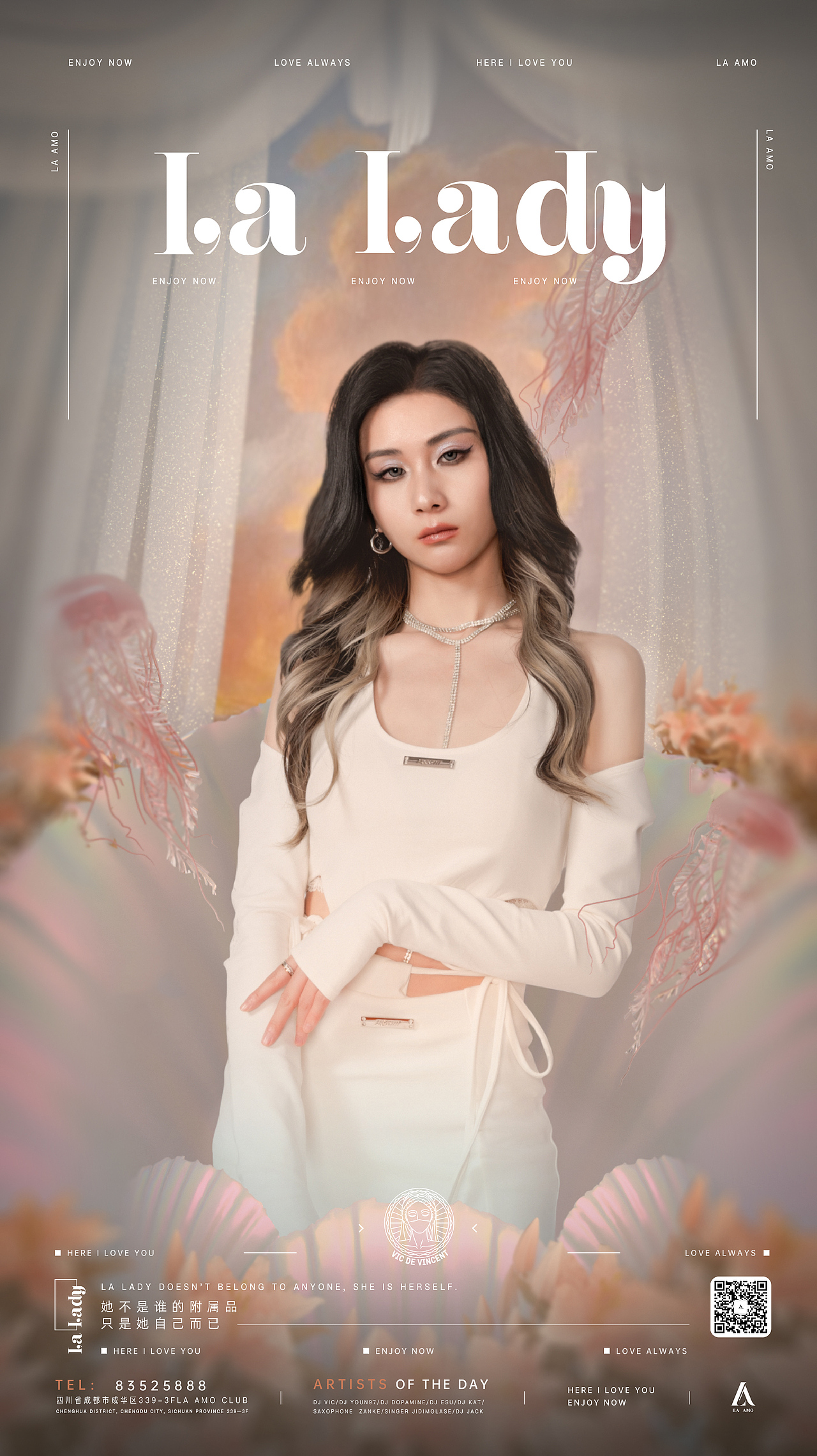 Shin系列海报作品—la lady（图ZMjc1NTEyOTQ4） - 海报 - 站酷设计师小鱼吧原创素材 - 站酷ZCOOL