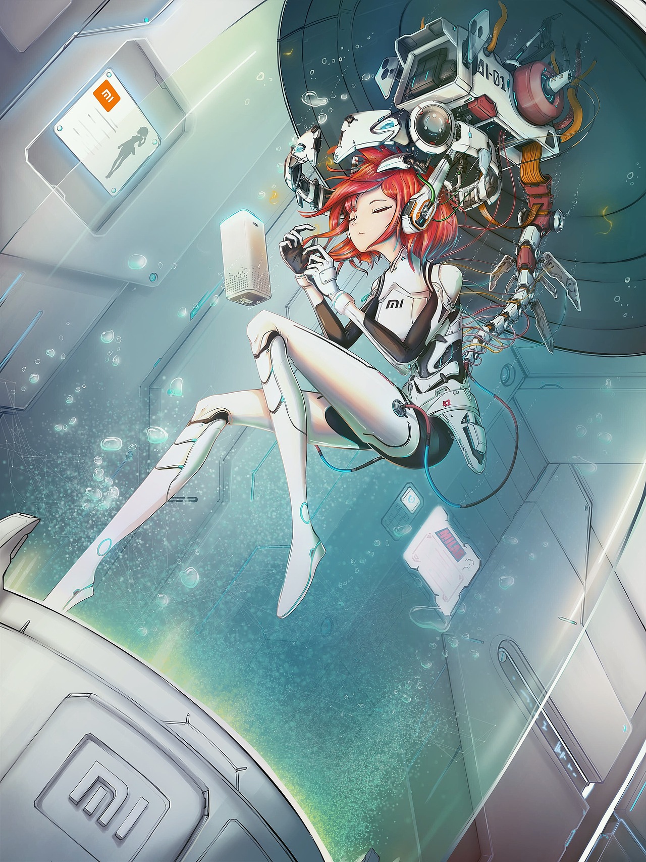 小爱同学在充电