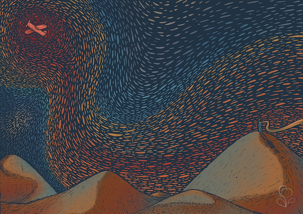 小王子系列绘本插画（图ZMzI4ODU1NTcy） - 绘本 - 站酷设计师苹了个小果原创素材 - 站酷ZCOOL