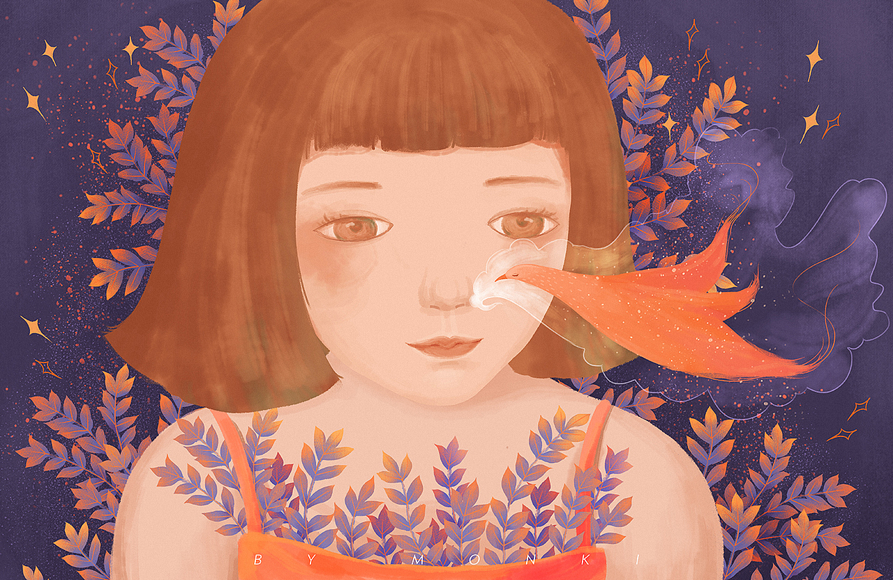 星梦，你的故事（6）（图ZODU5MzYyMjg=） - 创作习作 - 站酷设计师猴哥MONKI原创素材 - 站酷ZCOOL