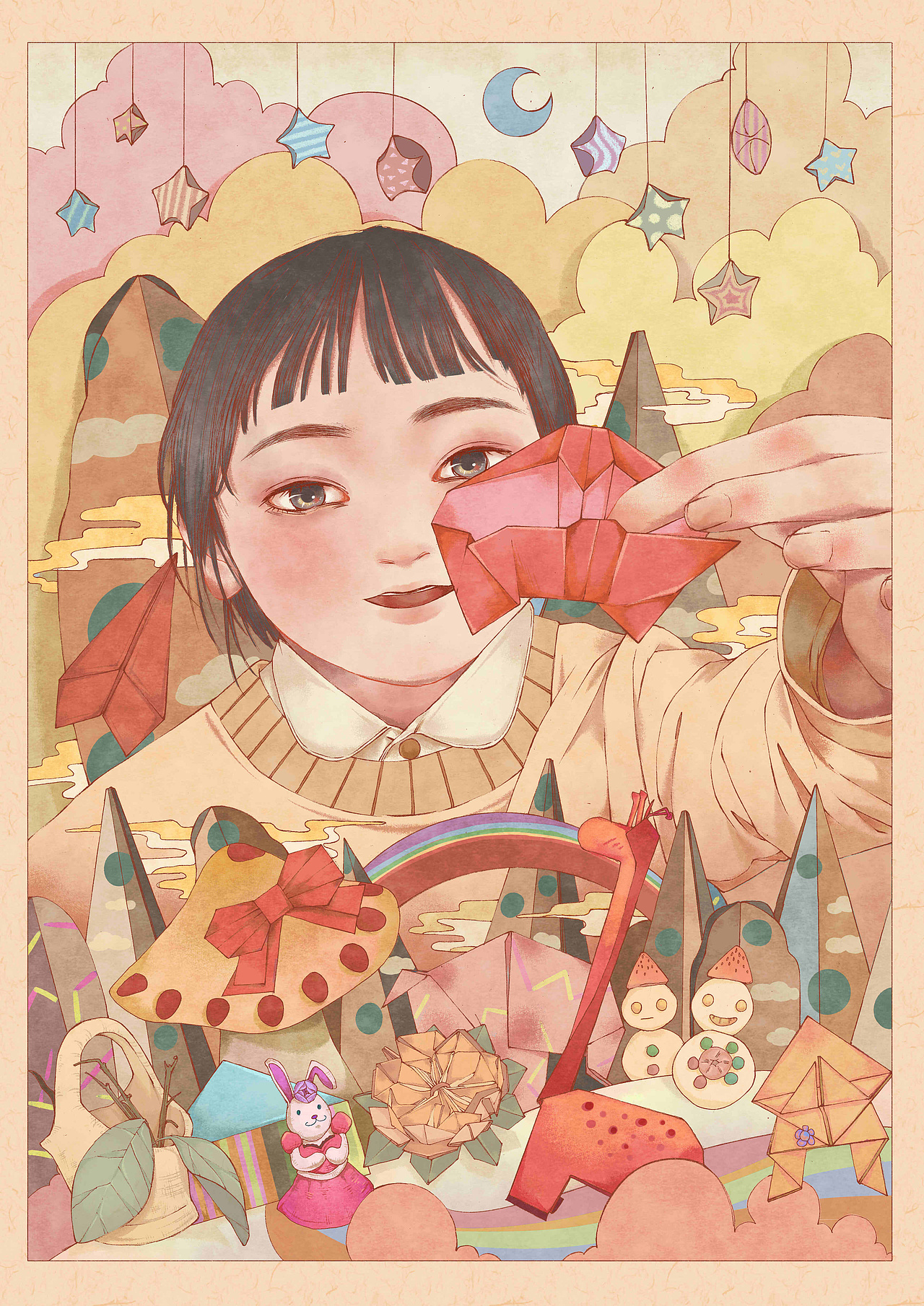 《Little Thing》（恋物）（图ZMTEzNjg5Mzgw） - 艺术插画 - 站酷设计师桔芊原创素材 - 站酷ZCOOL