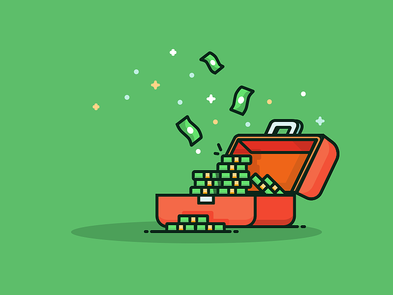 Sketch源文件--扁平化图标 描边 金钱 保险柜 icon 线性图标