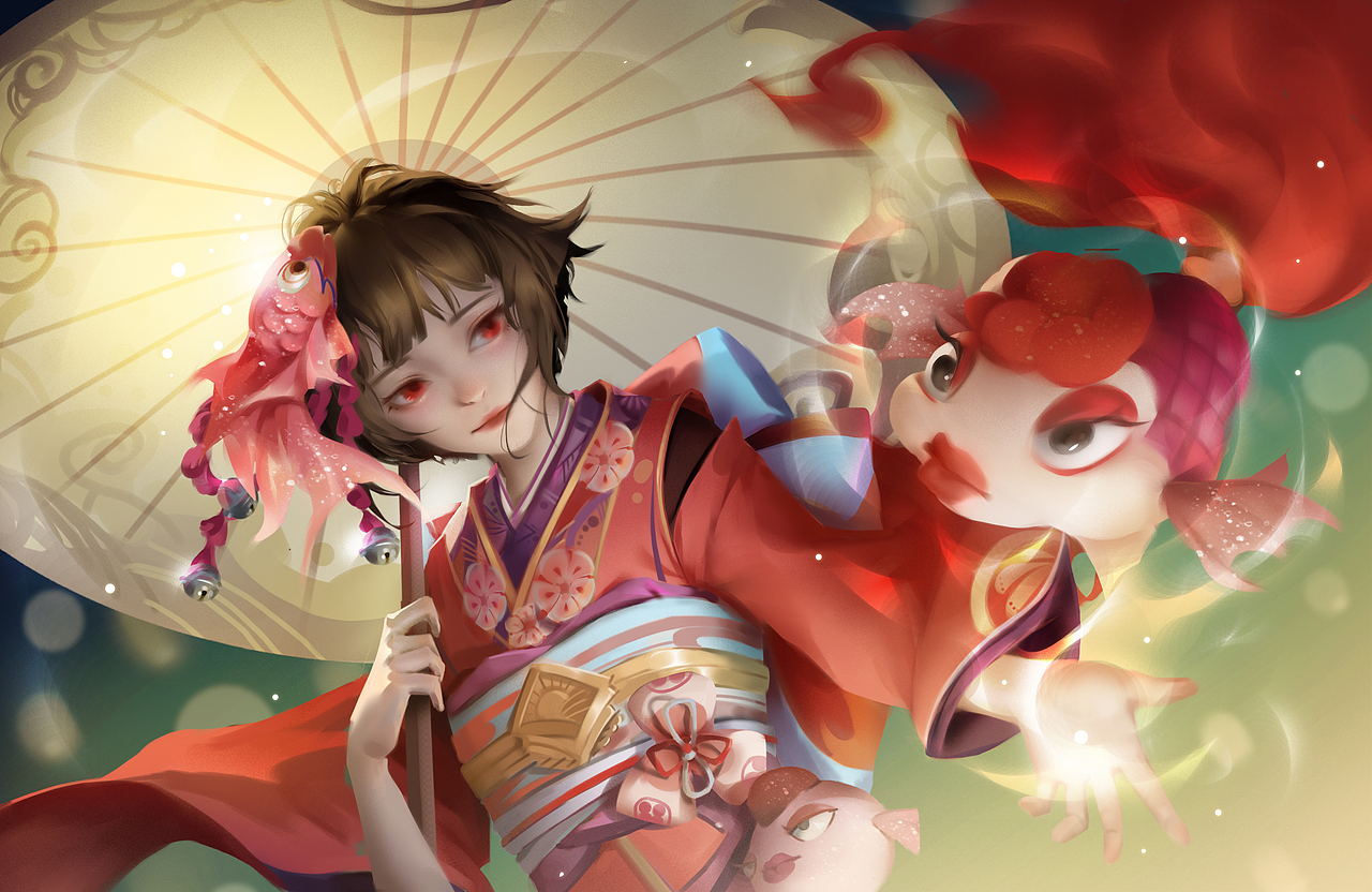 阴阳师神乐同人