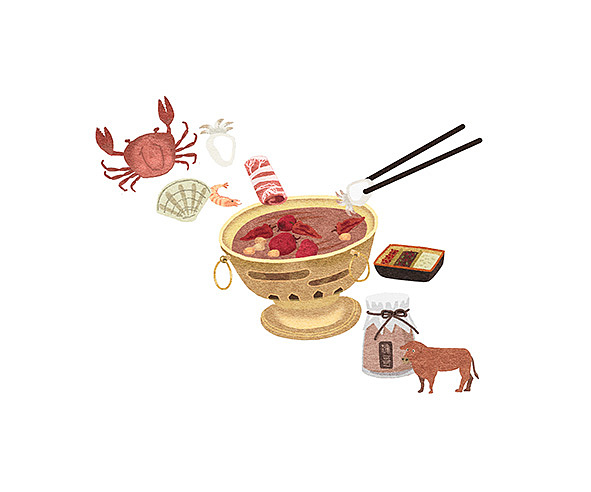 深圳世纪汇手绘美食地图