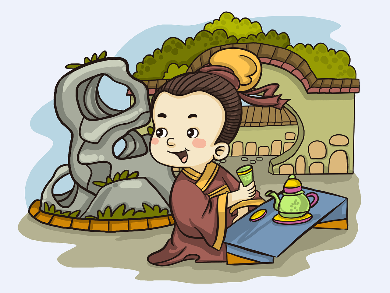儿童国学插画