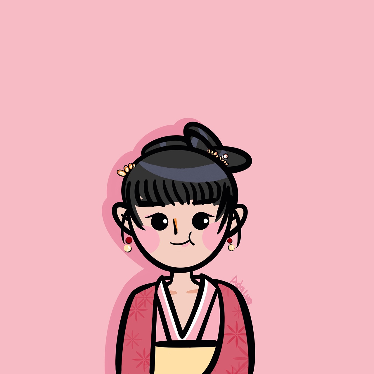 今日画知否小头像