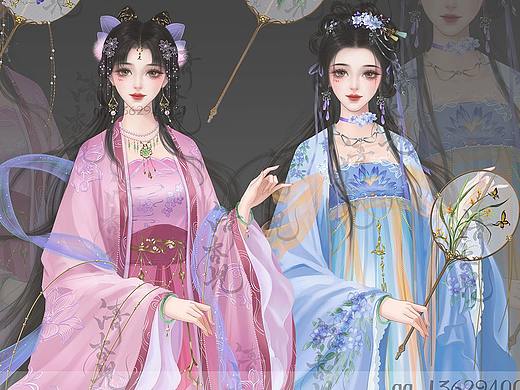 游戏立绘-古风美人