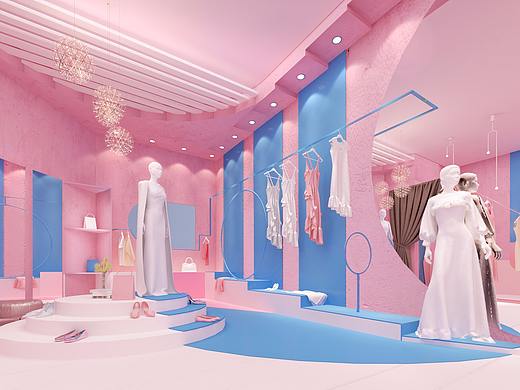 空间设计类作品01—品牌商业店铺展示设计