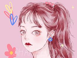 年末插畫頭像小結