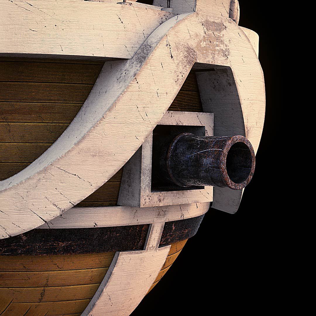 建模练习 海贼王.梅利号（图ZMTE0ODA5OTA0） - 动画/影视 - 站酷设计师点烟燃眉原创素材 - 站酷ZCOOL