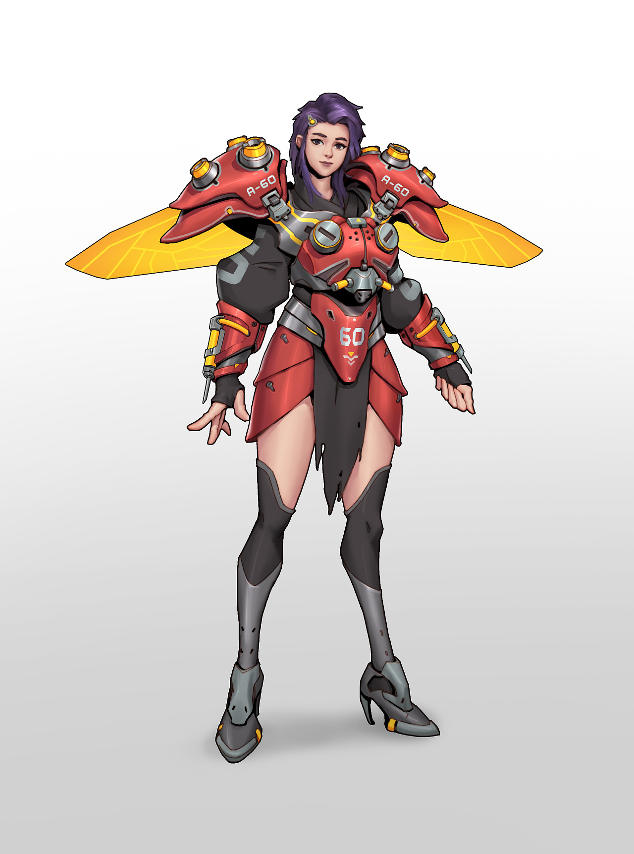 游戏人物设定(赛博风)