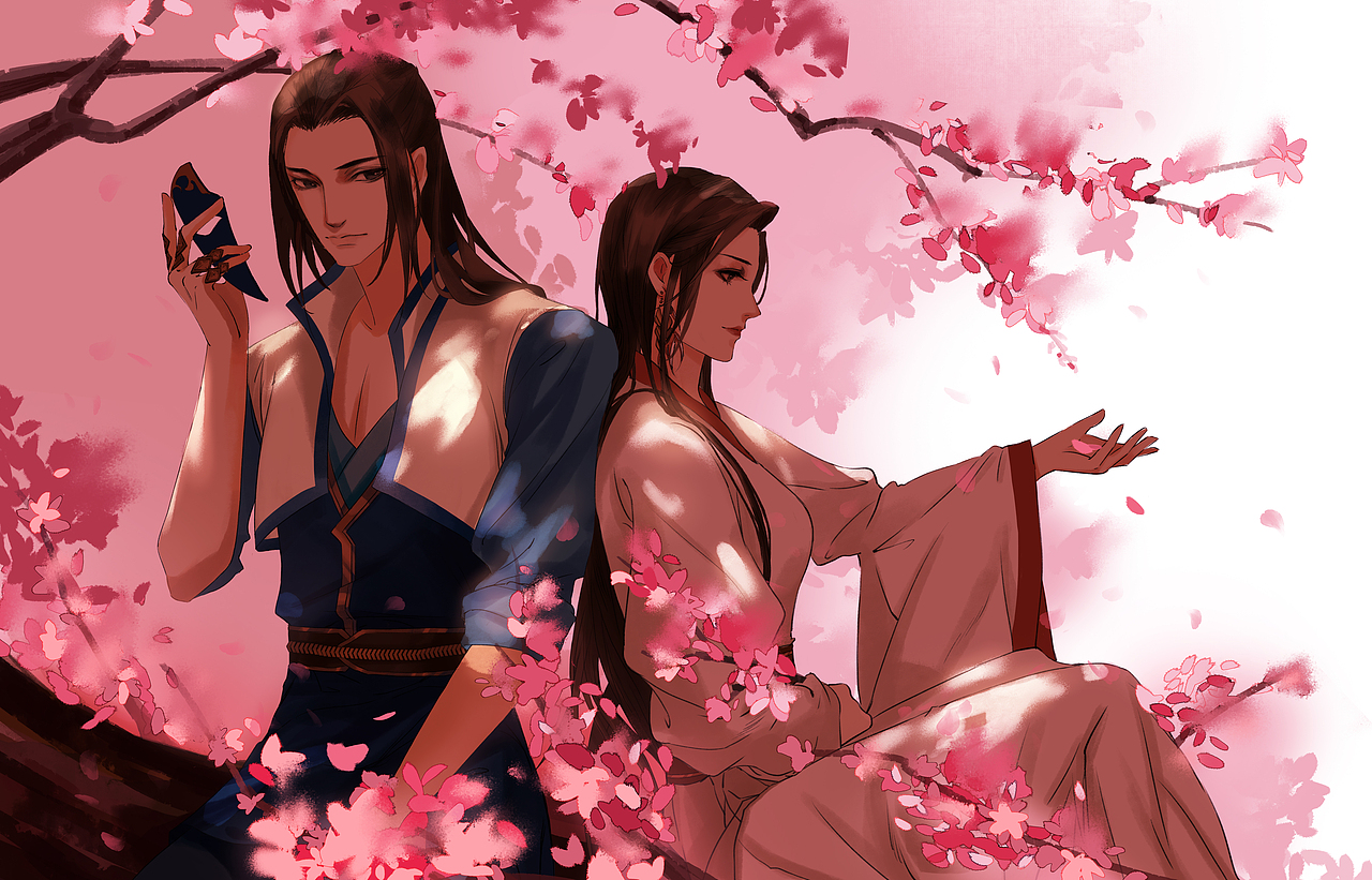 古风封面壁纸（图ZMTU3Mzc3ODI4） - 商业插画 - 站酷设计师花祭沅汐原创素材 - 站酷ZCOOL