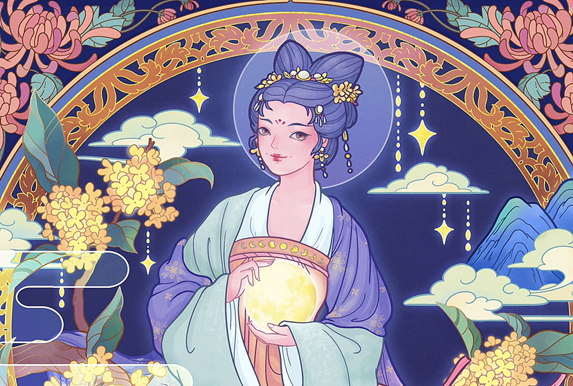 中秋快乐（图ZMzE1MjE4ODQ0） - 艺术插画 - 站酷设计师正义的小包子原创素材 - 站酷ZCOOL