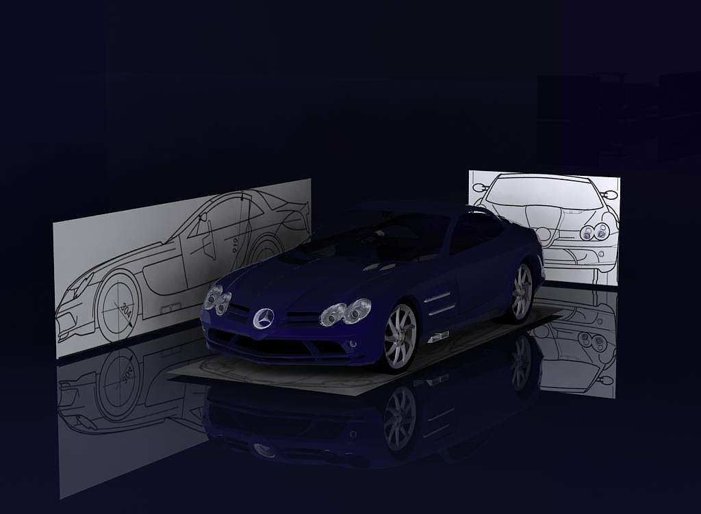 BENZE SLR 未完成。