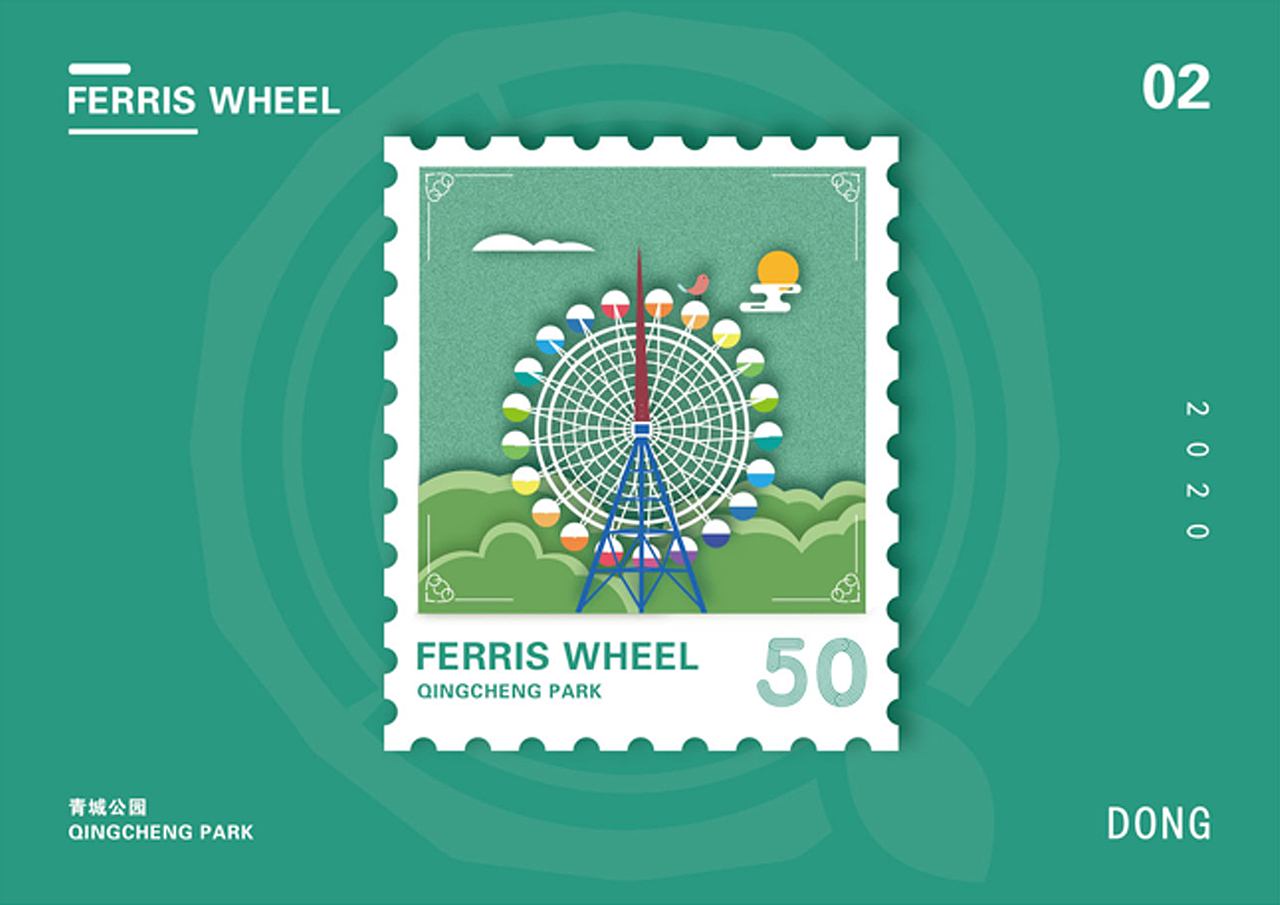 插画邮票（图ZMjI1NTEwMTI4） - 商业插画 - 站酷设计师韩慢慢98原创素材 - 站酷ZCOOL