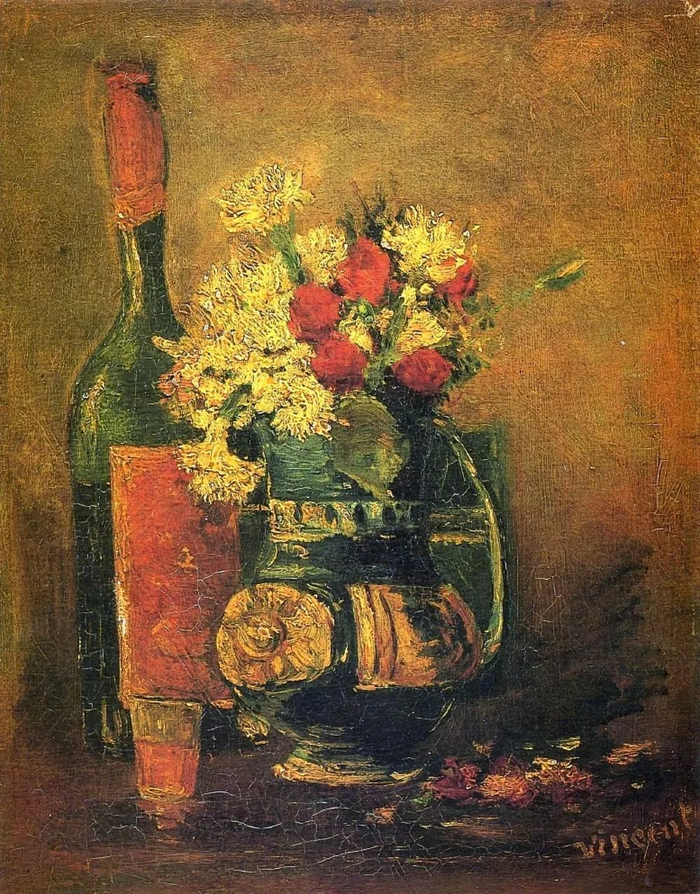 【新意·名作欣赏】梵高名作全集之静物画_新易画室-站酷zcool
