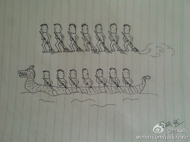 划龙舟练习
<br>