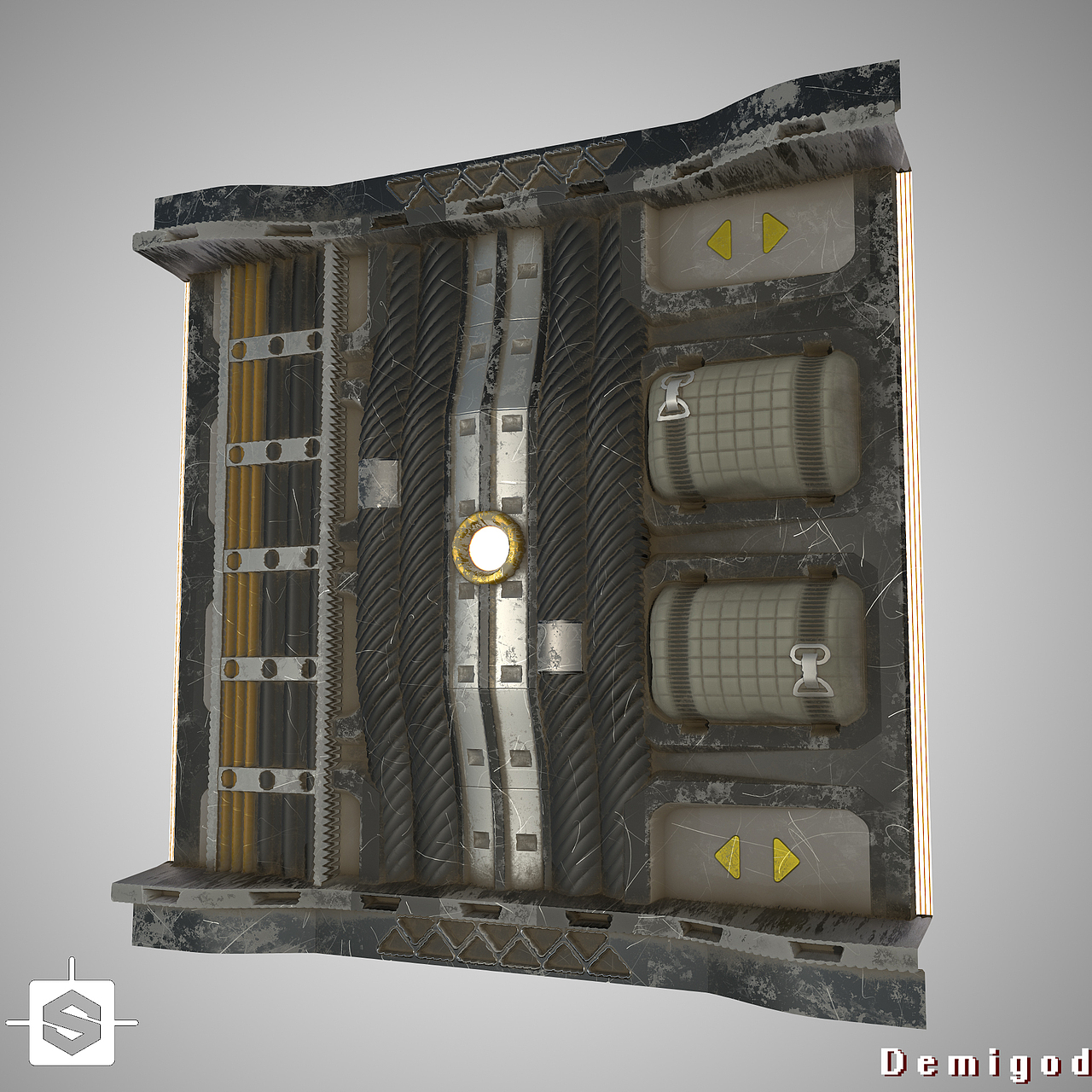 用SubstanceDesigner在UE4中创建一个模块化的科幻环境（图ZMjIyMTk5NjAw） - 场景 - 站酷设计师Demigod0原创素材 - 站酷ZCOOL