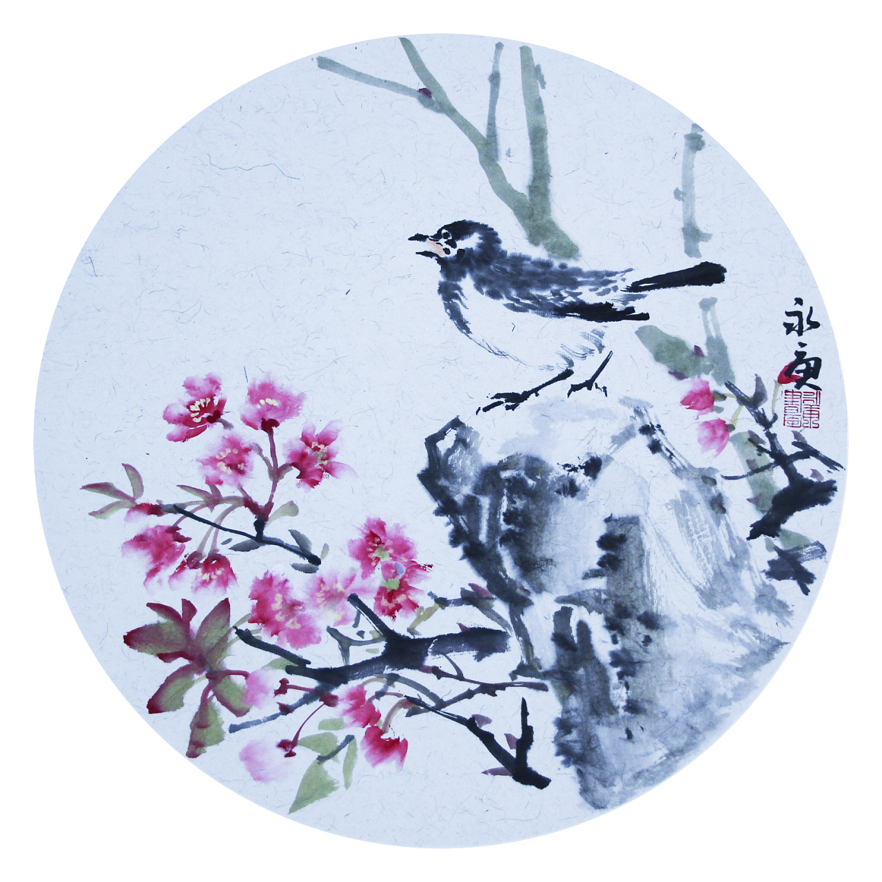 2017年《水墨樱花》绘画作品合集