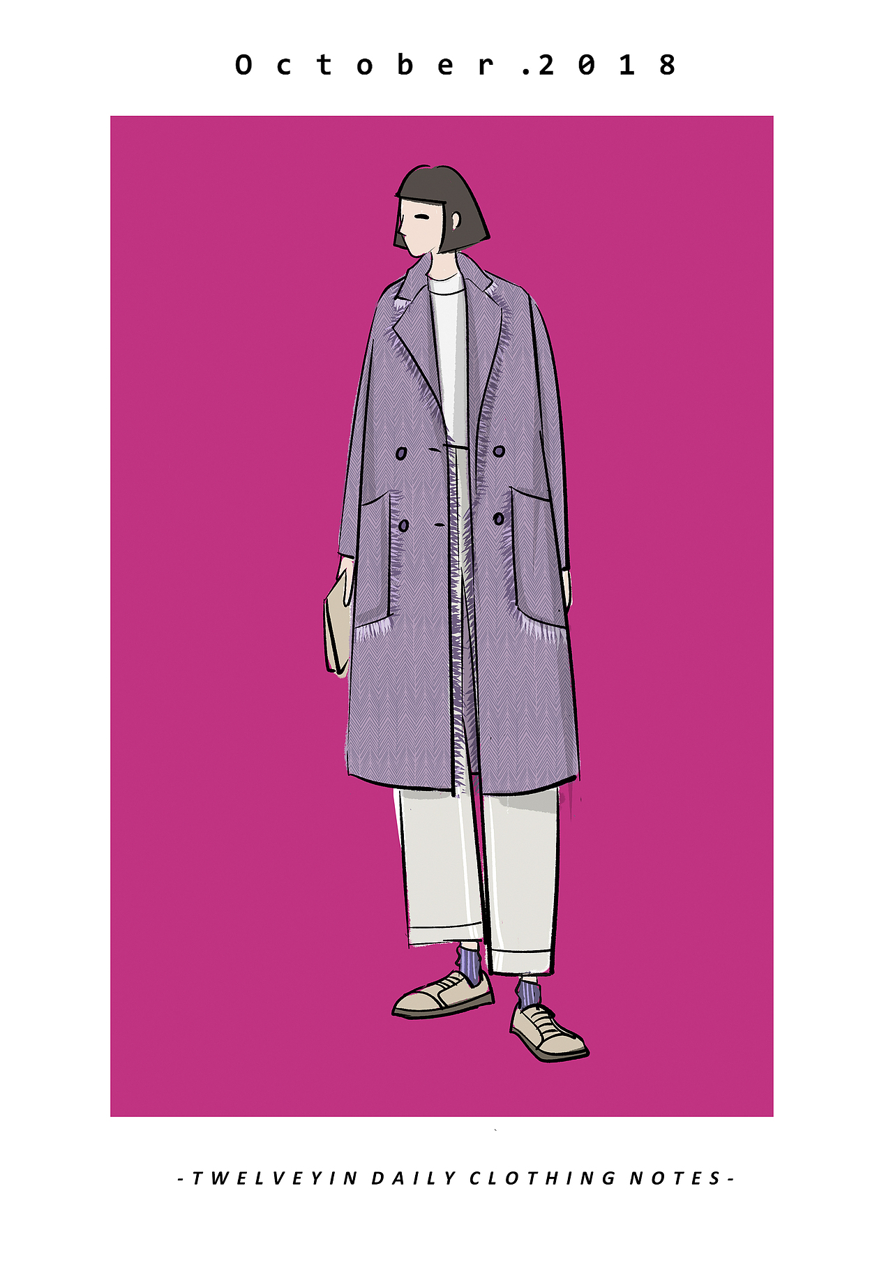 分享短暫秋季手繪日著穿搭（圖ZMTMyOTQ2Mjk2） - 新銳潮流插畫 - 站酷設(shè)計(jì)師尹拾貳原創(chuàng)素材 - 站酷ZCOOL