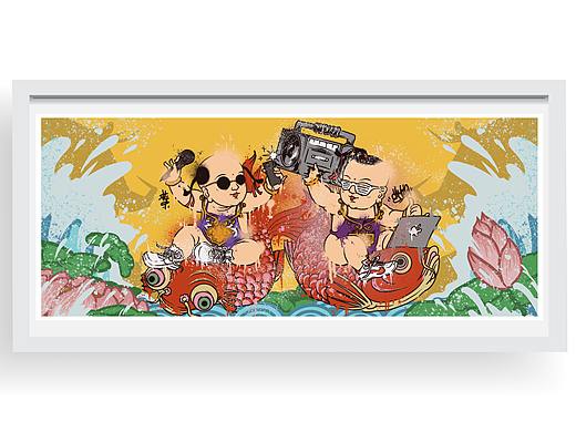 《年画系列-闹》艺术微喷