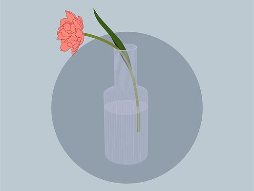 静物练习-flower（个人主页-ZNTYyNzYxMTY=） - 艺术插画 - 站酷设计师Try_Clong原创素材 - 站酷ZCOOL