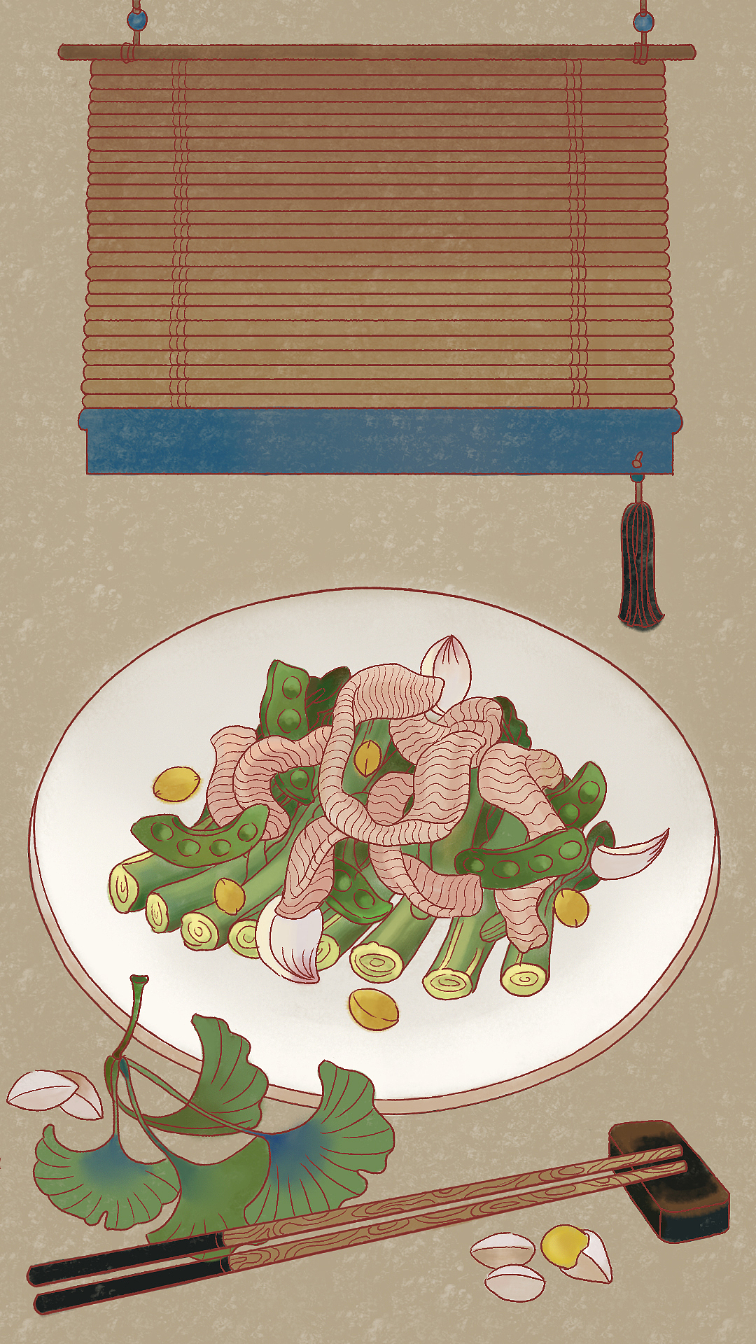 美食插画（图ZMTMyMDUzODcy） - 商业插画 - 站酷设计师牙唔哉原创素材 - 站酷ZCOOL