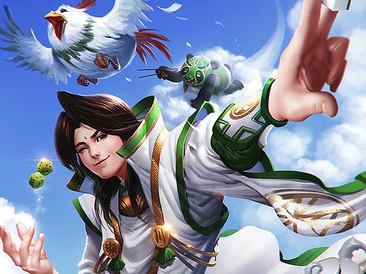麻将雀神 形象设计