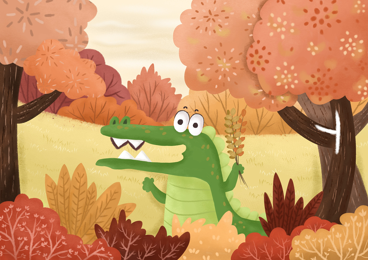 鳄鱼君|插画|儿童插画|zoe的小画园 - 原创作品 - 站酷 (zcool)