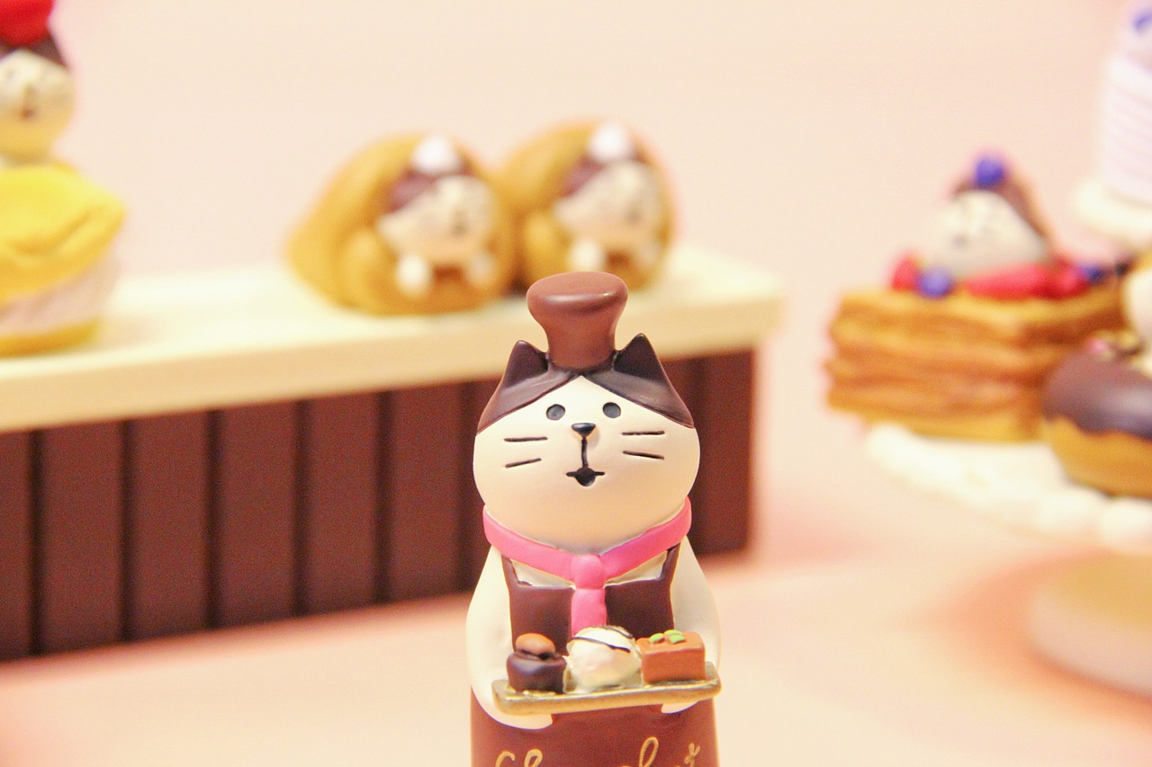 日式猫猫蛋糕店微摄影