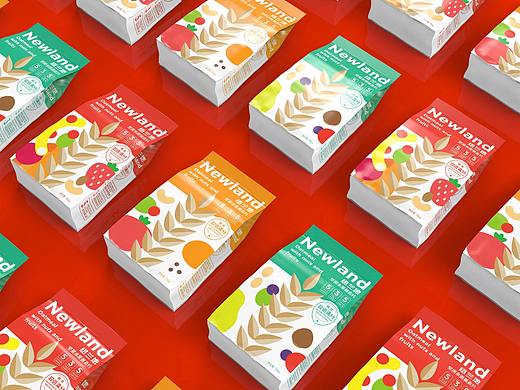 山里仁坚果水果燕麦包装设计