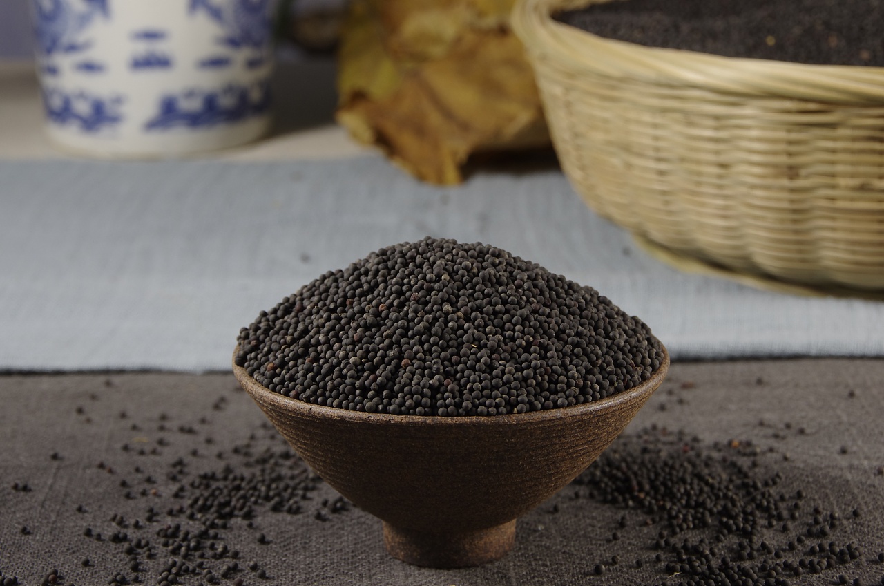 黑油菜籽
