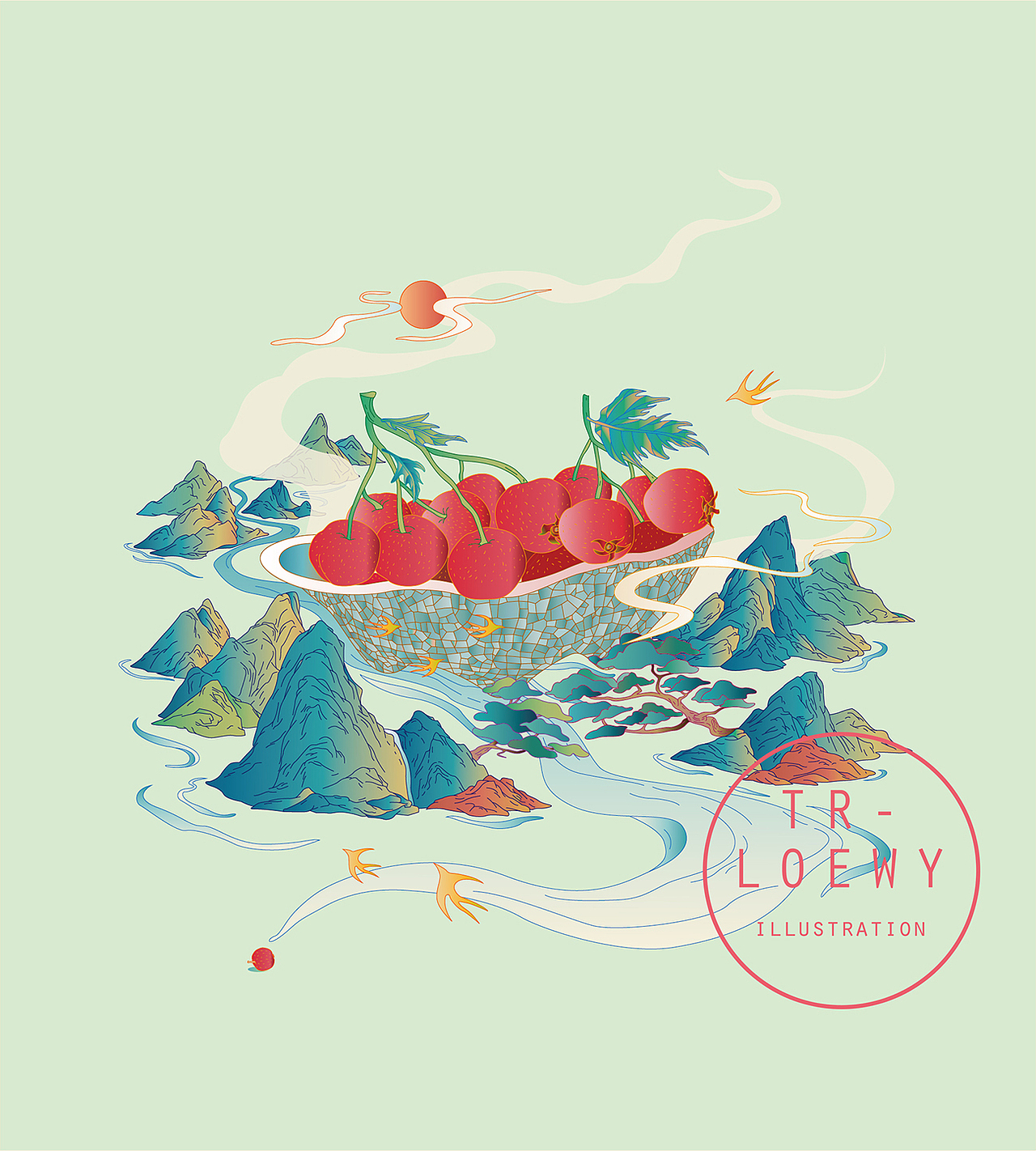 几张品牌插画（图ZMjIyNzgyNTA0） - 创作习作 - 站酷设计师插画师陶然原创素材 - 站酷ZCOOL