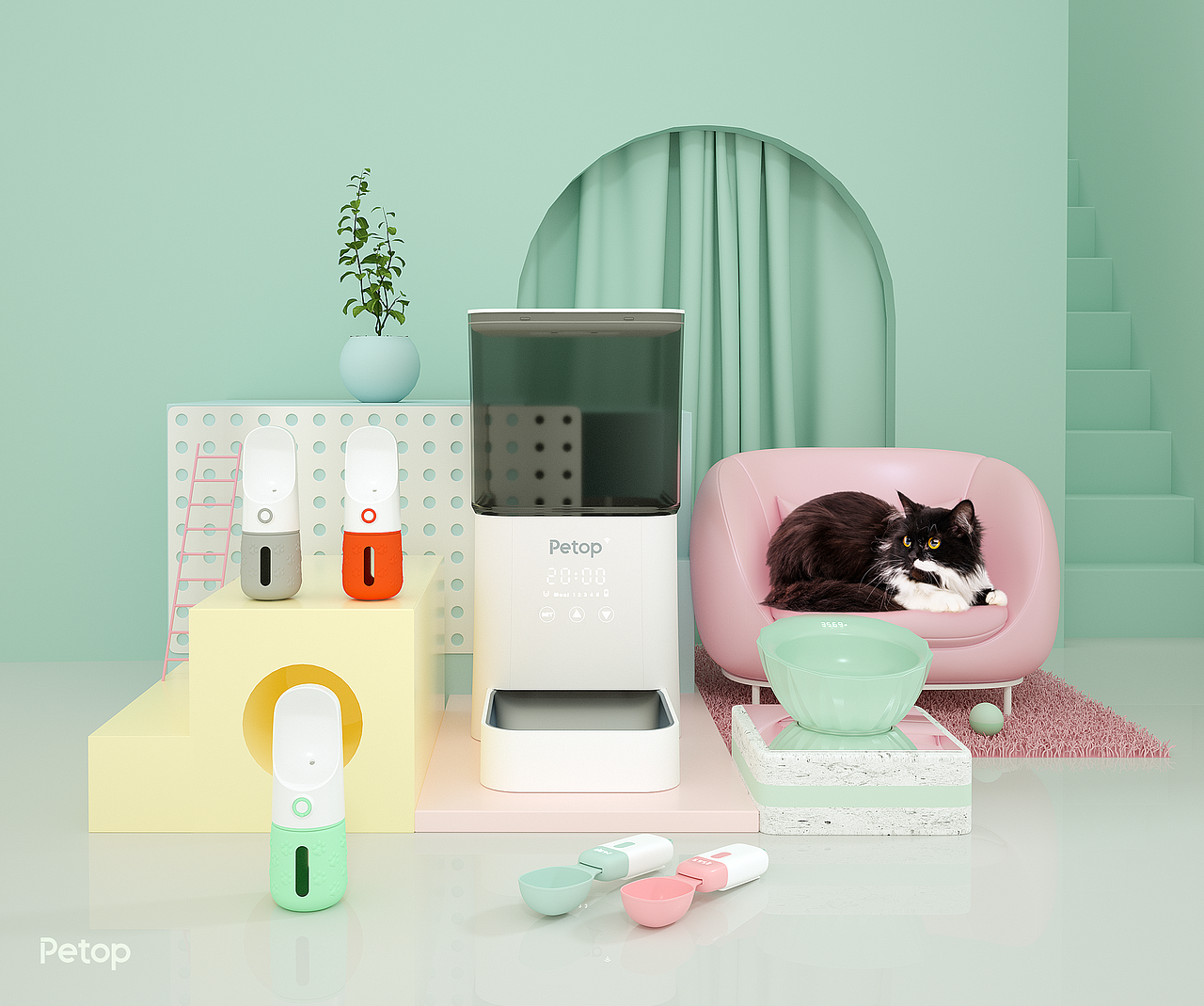 Petop宠物智能品牌（图ZMTkwMTIxMDI0） - APP界面 - 站酷设计师krinmeng原创素材 - 站酷ZCOOL