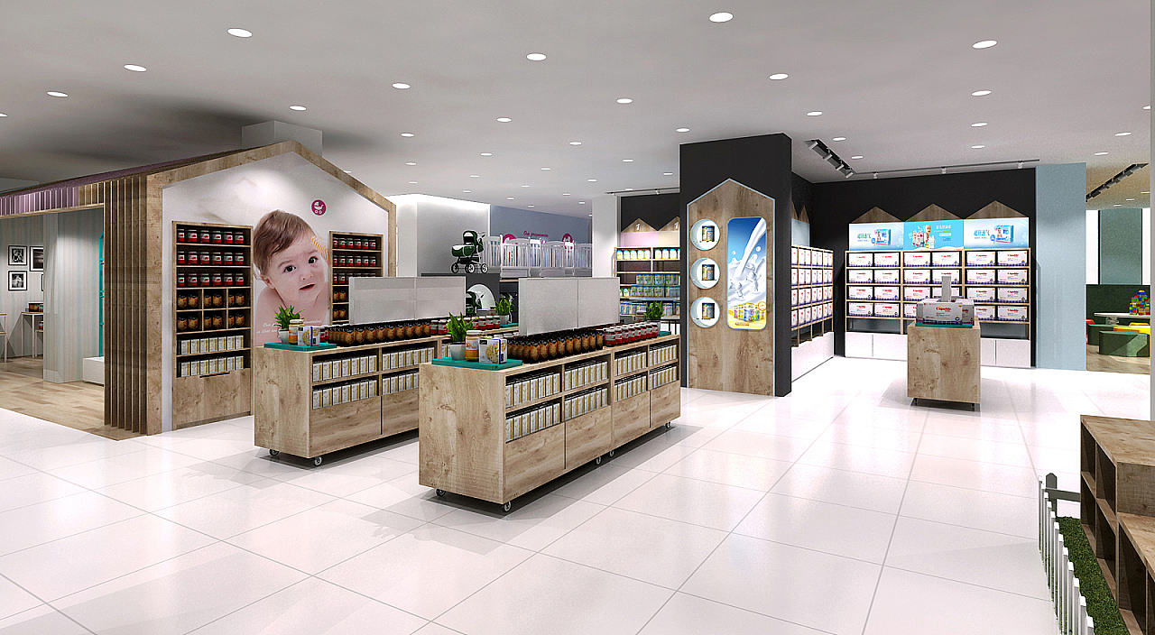 成都母婴店设计/成都母婴店装修/成都母婴店装修公司(图ZMTMzMjY2NzYw) - 家装设计 - 站酷设计师我15196613794原创素材 - 站酷ZCOOL