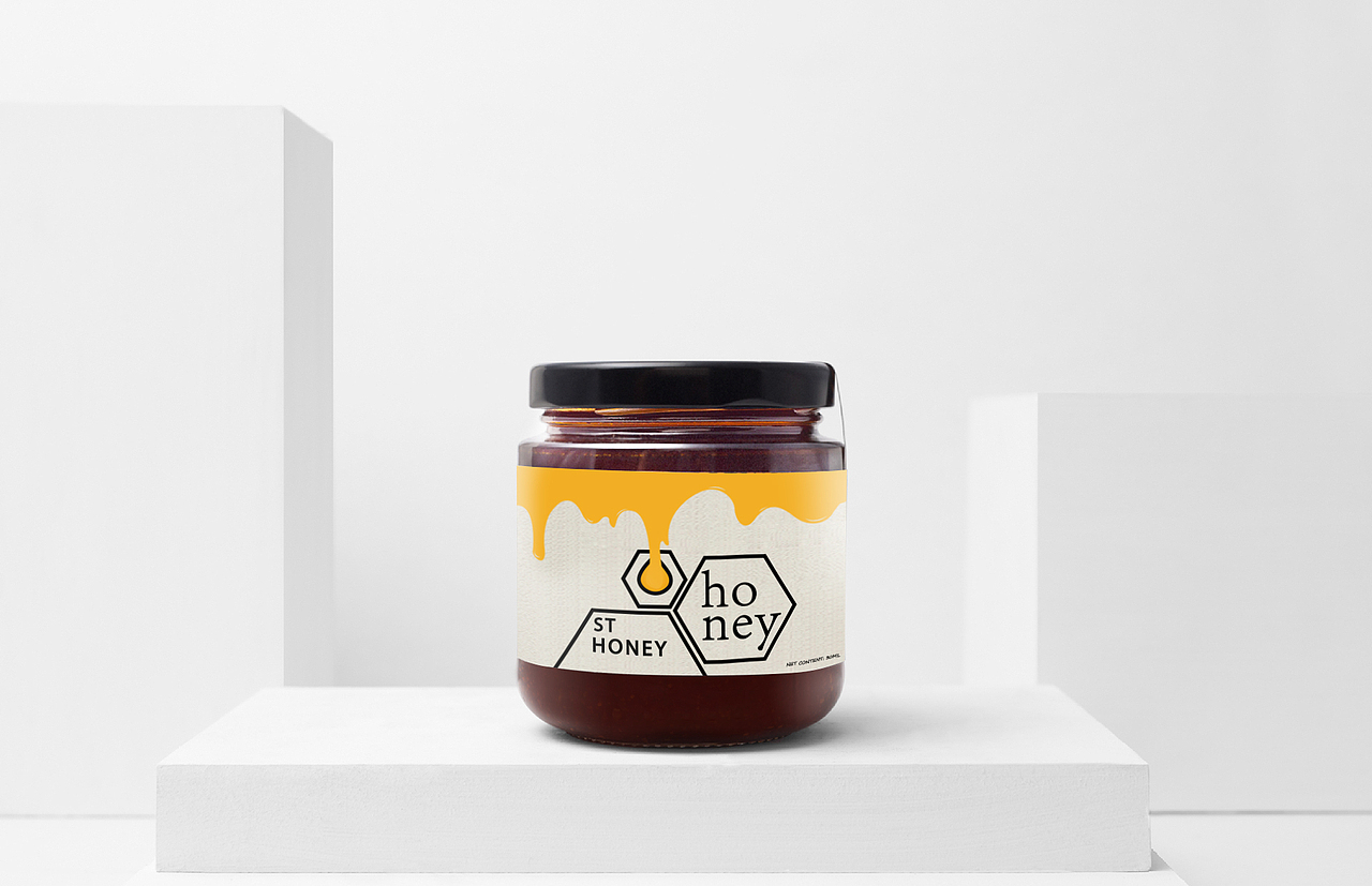 蜂蜜包装（图ZMTEzNjMzMzMy） - 包装 - 站酷设计师甘玉婷原创素材 - 站酷ZCOOL