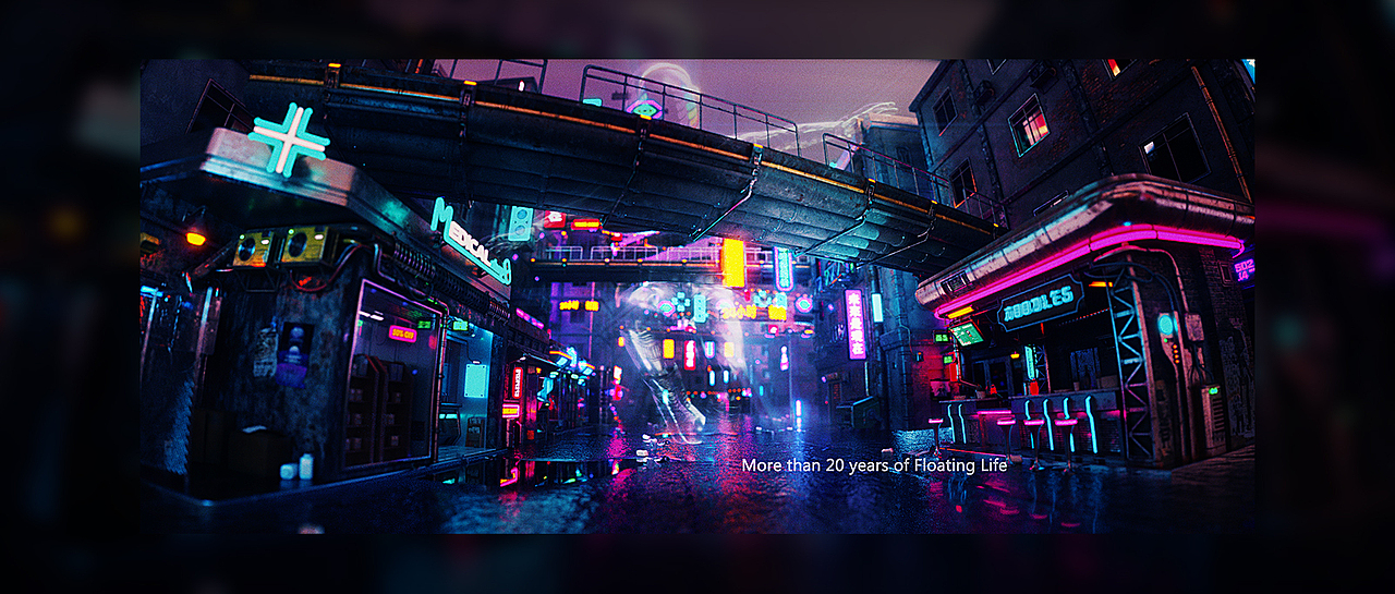 赛博朋克风格练习（图ZMjY1ODUyMTg4） - 场景 - 站酷设计师行世浮生原创素材 - 站酷ZCOOL