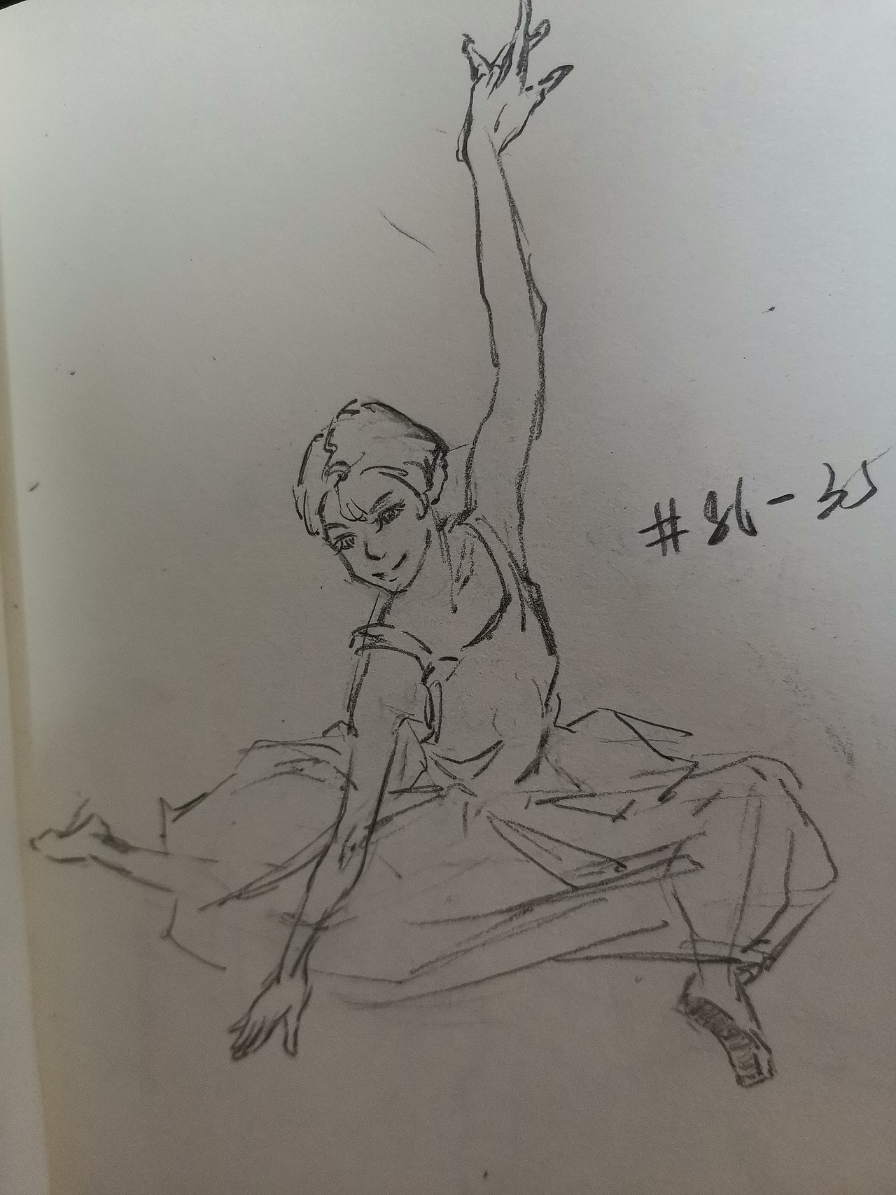 #速写60天挑战赛# day22补卡原因:个人原因@速写班长