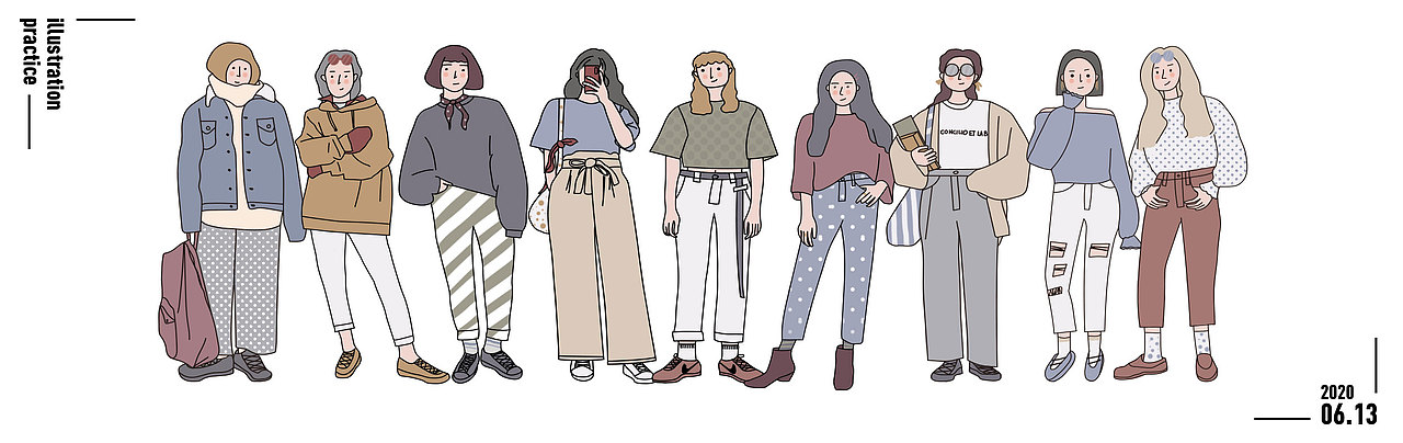 人物插畫練習(xí)（圖ZMjExNzg5Mjc2） - 其他平面 - 站酷設(shè)計(jì)師聰明的左撇子原創(chuàng)素材 - 站酷ZCOOL